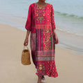 Melanie | Classic Vintage Round Neck Dress 1