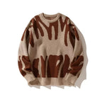 Men's Colorblock Crewneck Sweater with Ribbed Trim 4