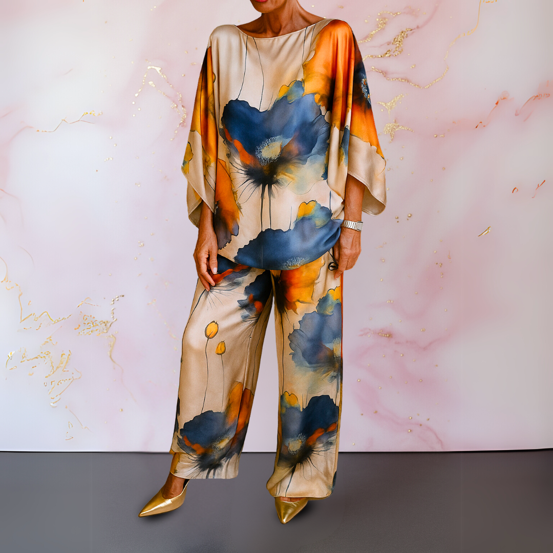 Cordelia | Stylish Satin Two-Piece Set 1