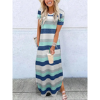 Lottie | Casual Summer Round Neck Maxi Dress 6