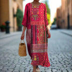 Melanie | Classic Vintage Round Neck Dress 2