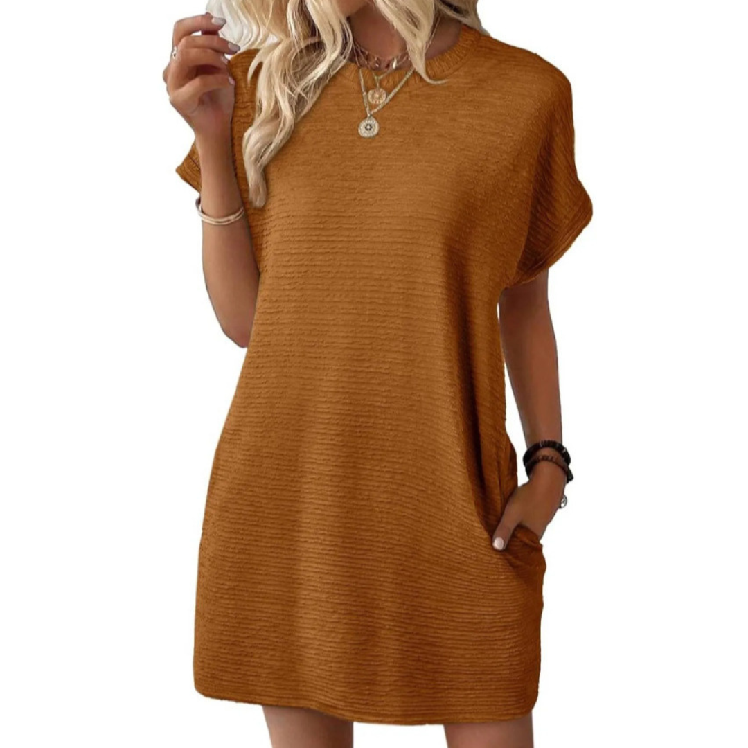Hattie | Minimalist Round Neck Summer Dress 6