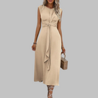 Dulcie | Elegant Sleeveless Round Neck Maxi Dress 3
