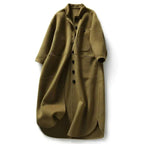 Women's Button-Front Long Jacket with Pockets 5