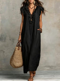 Nola | Stylish Ruffle Sleeveless Dress 3