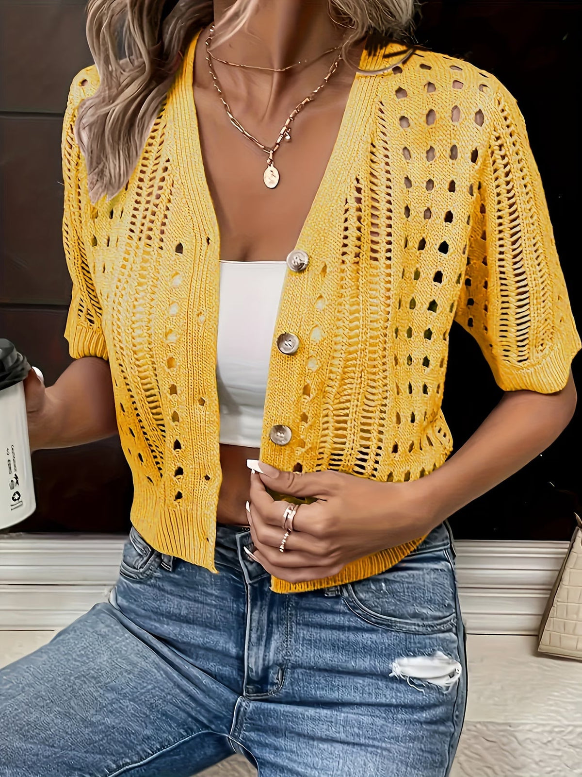 Laurel | Stylish Short Sleeve Summer Cardigan 5