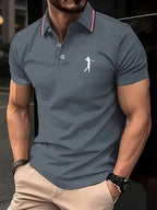 Laurence | Casual Short-Sleeve Golf Printed Shirt 6