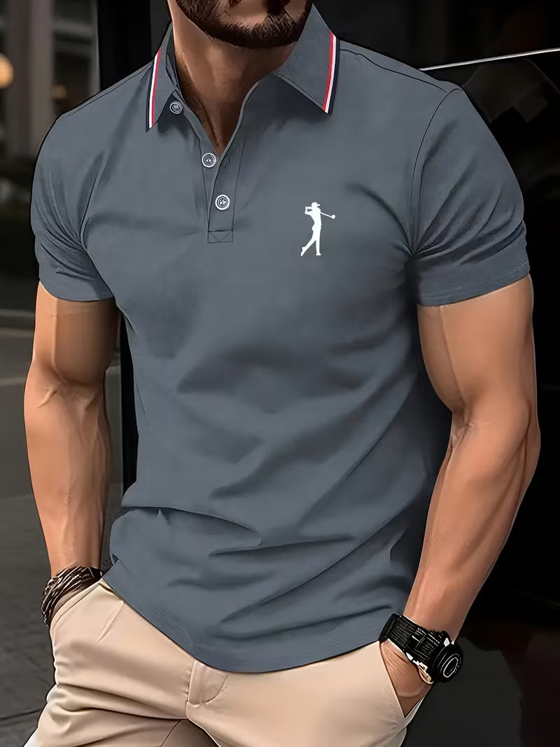 Laurence | Casual Short-Sleeve Golf Printed Shirt 6