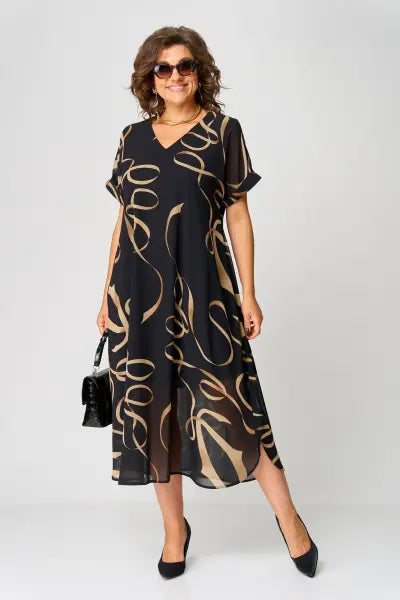 Meliora | Elegant Short Sleeve Dress 6