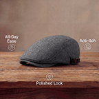 Zandro | Classic Textured Flat Cap 6