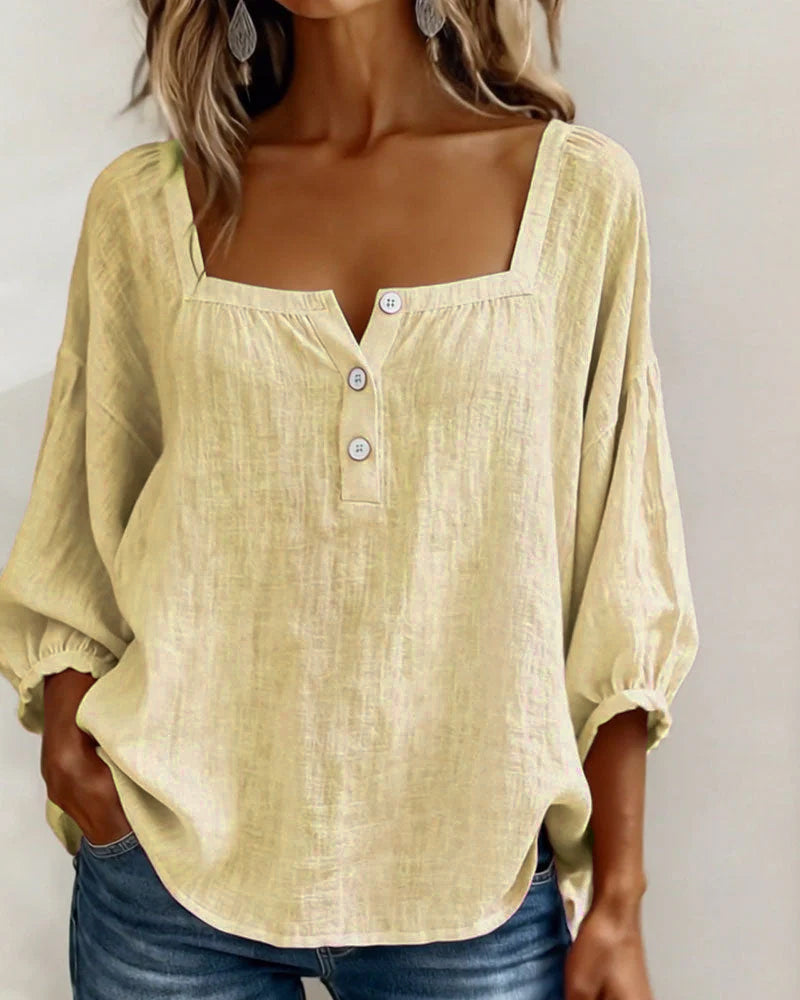 Orlinda | Stylish Relaxed Puff Sleeve Blouse 15