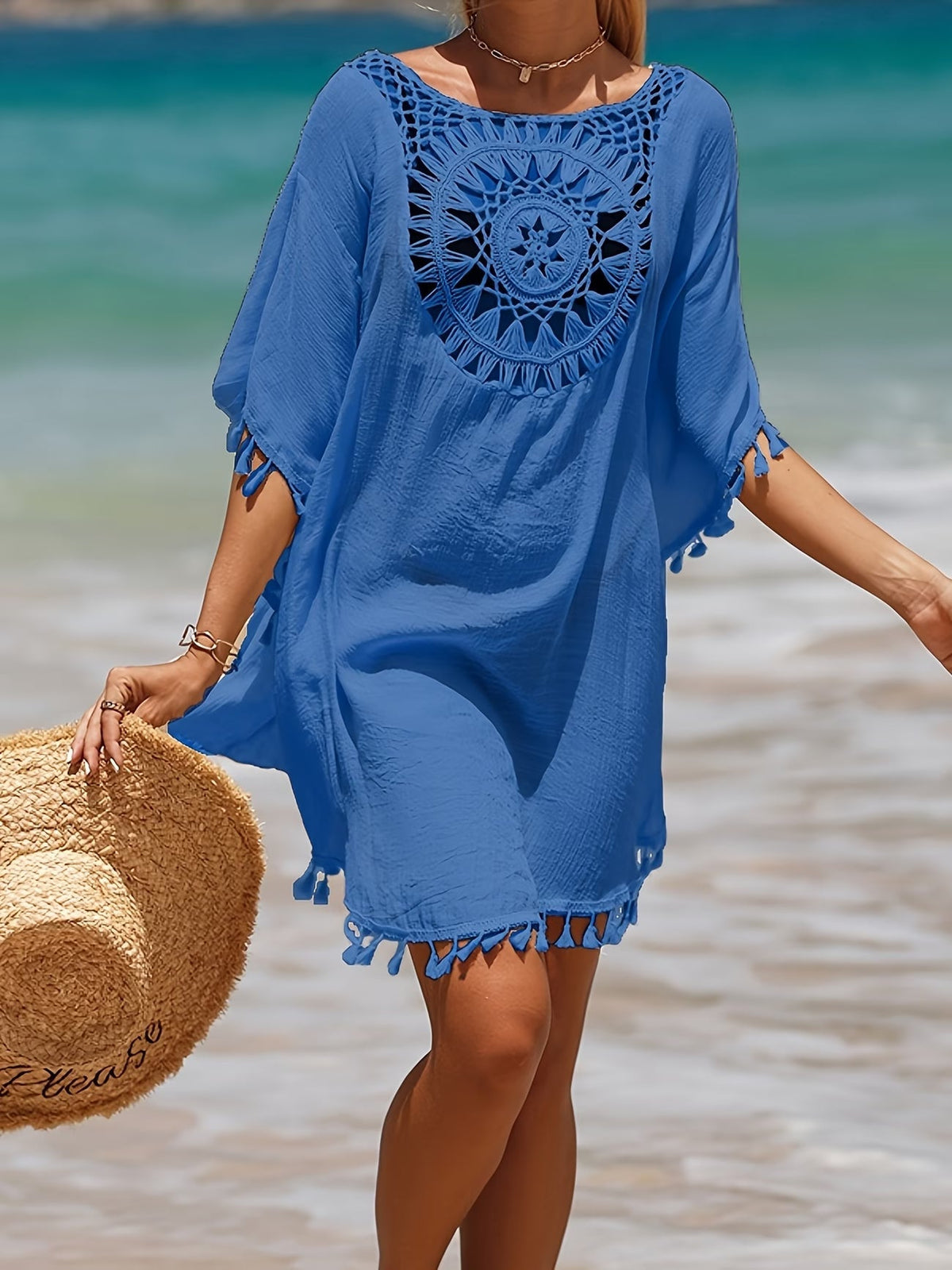 Zaina | Stylish Retro Flowy Boho Dress 7