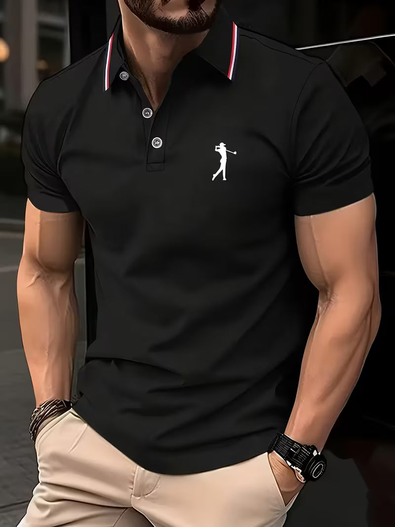 Laurence | Casual Short-Sleeve Golf Printed Shirt 10