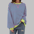 Mireille | Casual Long Sleeve Striped Sweatshirt 5