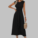 Dulcie | Elegant Sleeveless Round Neck Maxi Dress 4