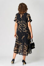 Meliora | Elegant Short Sleeve Dress 2