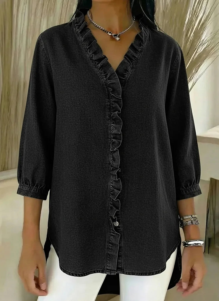 Lillian | Stylish Ruffle Mid Sleeve Blouse 3