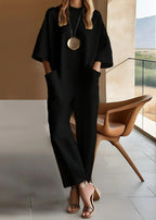 Nadia | Elegant Wide Sleeve Pocket Jumpsuit 2