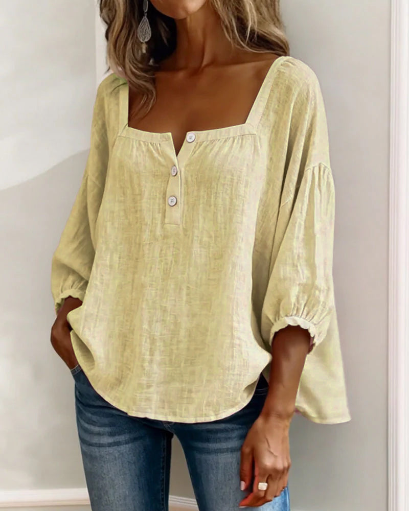 Orlinda | Stylish Relaxed Puff Sleeve Blouse 14