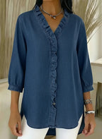 Lillian | Stylish Ruffle Mid Sleeve Blouse 6