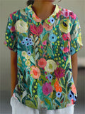 Daisy | Stylish Watercolor Floral Shirt 1