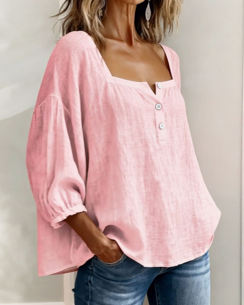 Orlinda | Stylish Relaxed Puff Sleeve Blouse 2
