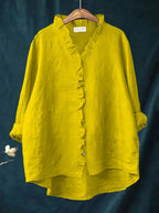 Felicia | Casual Ruffle V-Neck Blouse 4