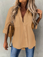 Fia | Button-Up Long Sleeve Shirt 4