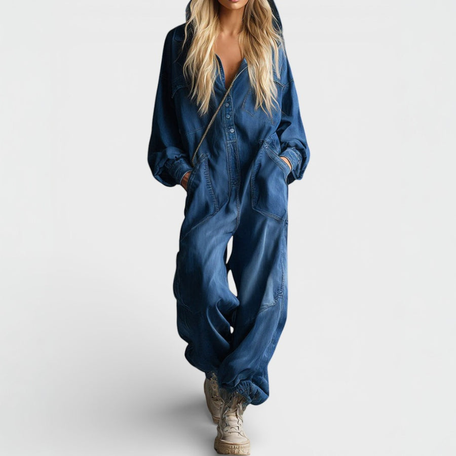 Alice | Long-Sleeve Hoodie Jumpsuit 3