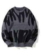 Men's Colorblock Crewneck Sweater with Ribbed Trim 3