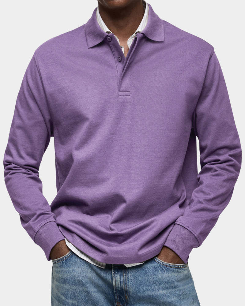 CHARLES | CLASSIC LONG-SLEEVE POLO 8