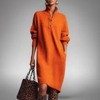 Naomi | Sophisticated High Neck Dress 1