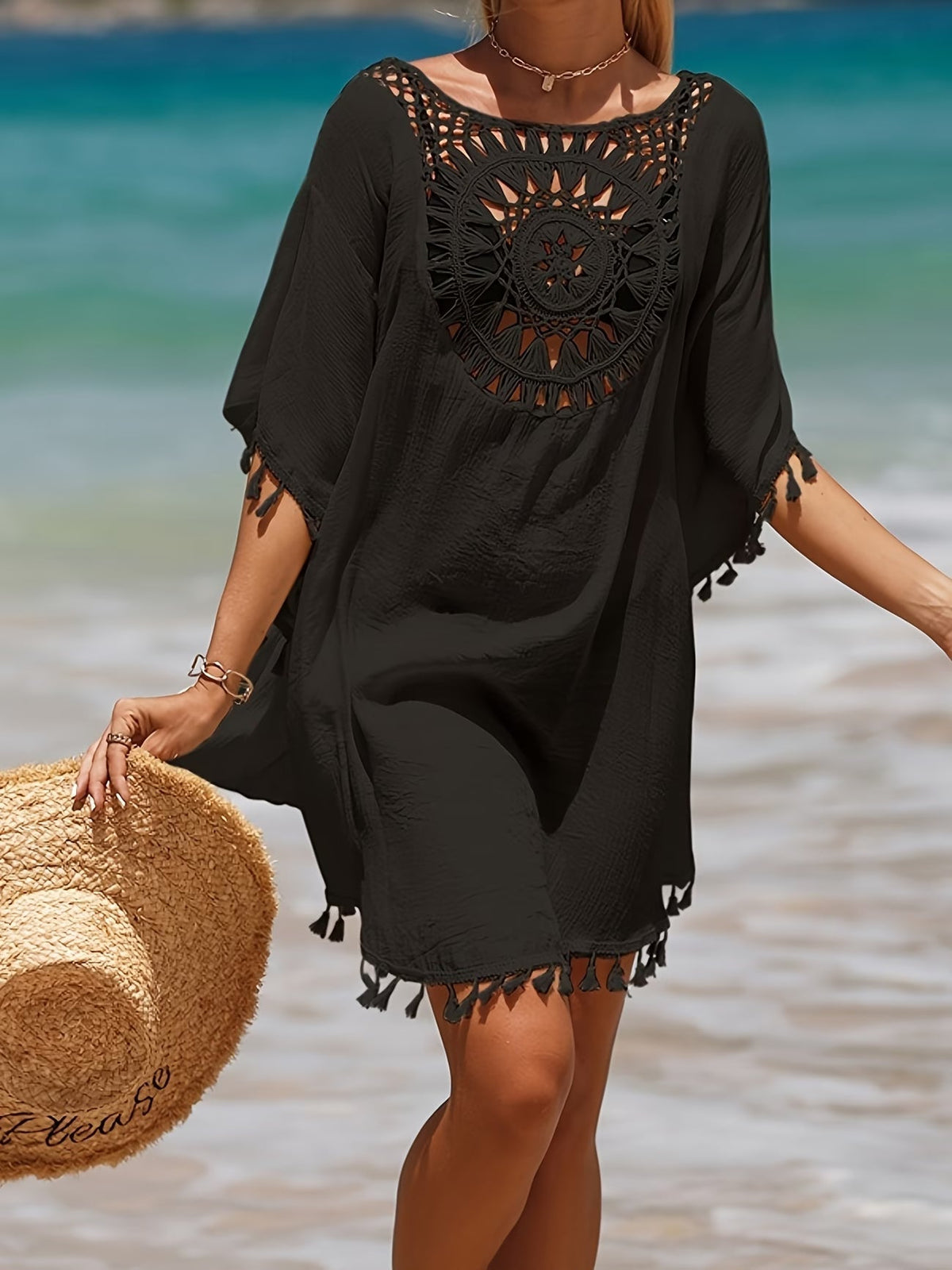 Zaina | Stylish Retro Flowy Boho Dress 11
