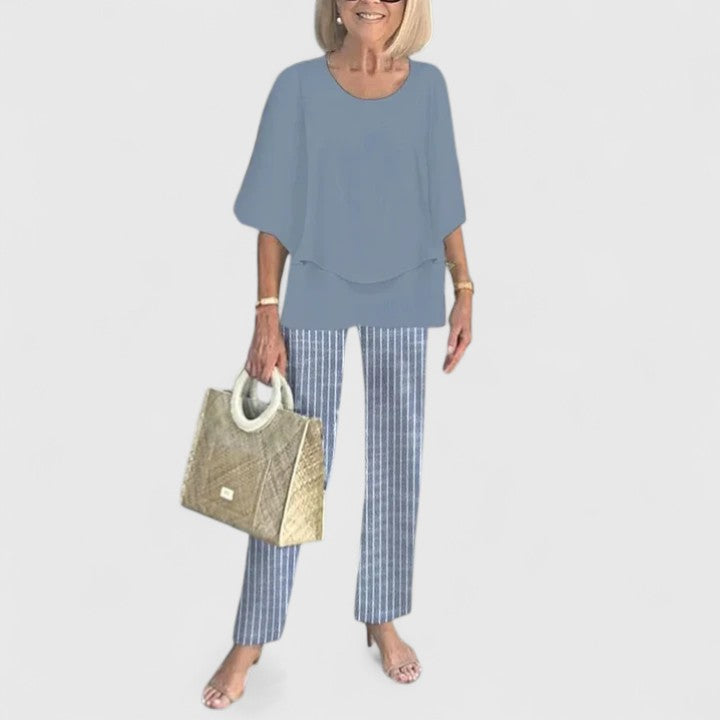 Jacqueline | Sophisticated Loose Two-Piece Set 3