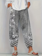 Amanda | Classic Vintage Floral Pants 6