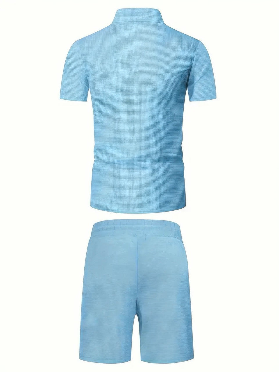 Stuart | Classic Zipper Shirt and Short Set 9