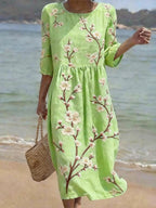 Caroline | Classic Midi Wrap Dress 1