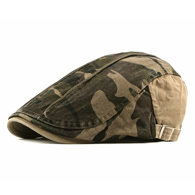 Vaughn | Vintage Camouflage Flat Cap 3