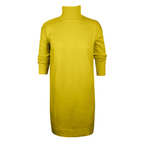 Women's Turtleneck Knit Sweater Dress with Long Sleeves 7