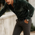Finlay | Classic Velvet Button Shirt 7