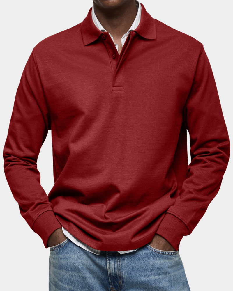 CHARLES | CLASSIC LONG-SLEEVE POLO 10