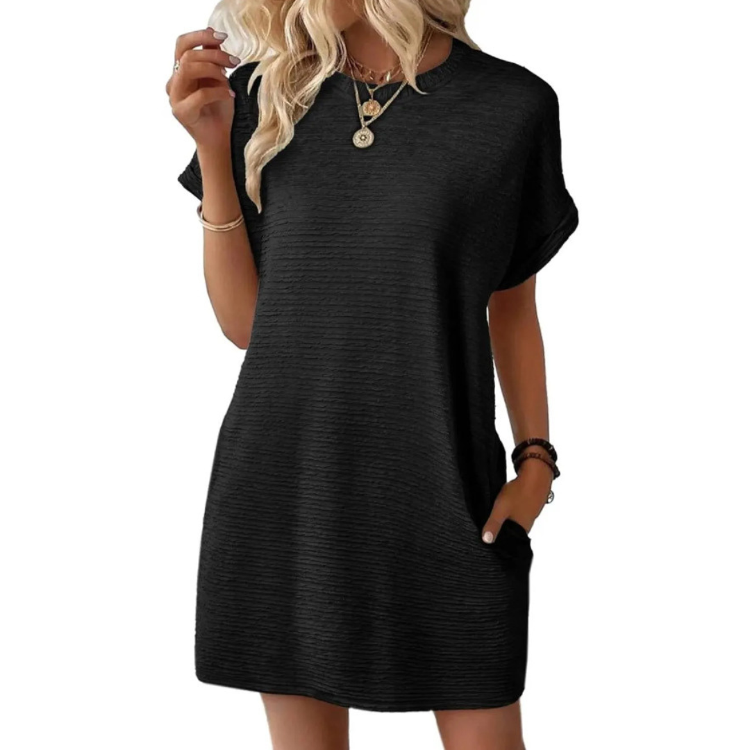 Hattie | Minimalist Round Neck Summer Dress 9