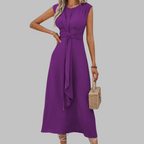 Dulcie | Elegant Sleeveless Round Neck Maxi Dress 6