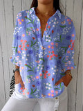 Gloria | Elegant Button Meadow Blouse 1