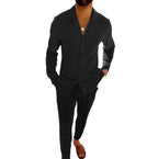 Westley | Timeless Long Sleeve and Fitted Pant Set 8