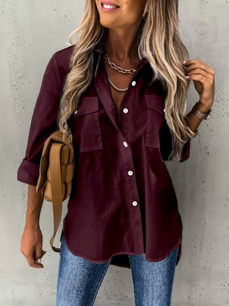 Harper | Classic Button-Up Long Sleeve Shirt 3