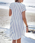 Rebecca | Elegant Striped Dress 2