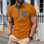 Lindo | Everyday Contrast Pocket Polo Shirt 4