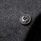 Men's Stand Collar Overcoat with Button Closure 8