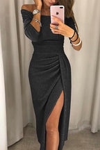 Zara | Elegant Modern Off Shoulder Dress 3